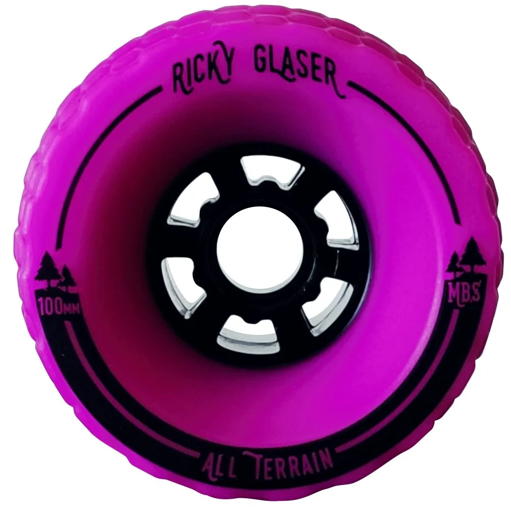 13407 - MBS All-Terrain Skateboard Wheels - Purple 